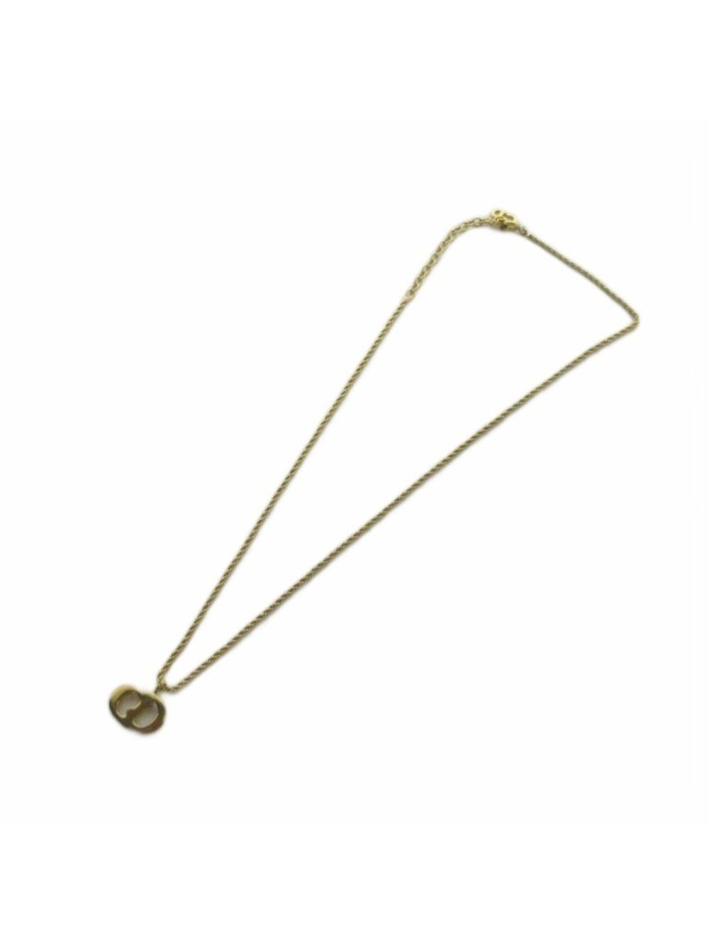 Dior Necklace Pendant Logo Gold - Picture 4 of 6